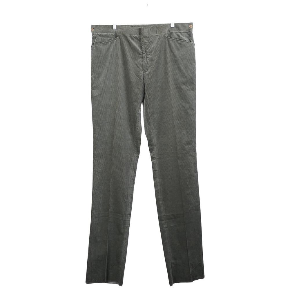 NWOT RALPH LAUREN Purple Label Men Pants 40 Green Hand Tailored Corduroy Trouser